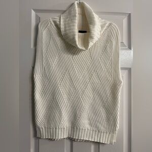MARBLE Cream Cowl Neck Sweater Vest